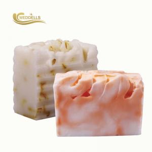 Wholesale Private Label Natural Body Soap Bar / Bath Sponge Cleaning Soap Bar Square Shape from china suppliers