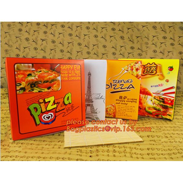 Hot Product Custom Printing Paper Cake Box ,High Quality Handle Pizza Boxes,Logo printed paper pizza packing box in chea