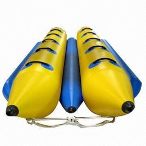 Wholesale Fire Resistant 12 Seats Inflatable Toy Boat Double Lane Water Game Tube from china suppliers