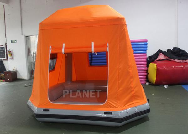 Quality Camping Inflatable Floating Water Tent / Blow UP Shoal Raft Tent for sale
