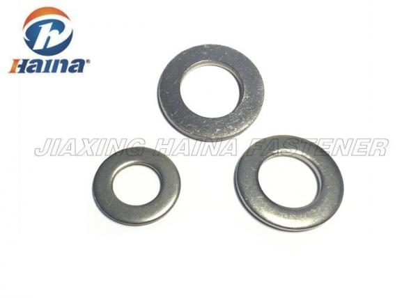 Quality A2 A4 Copper Flat Washers M6 - M56 Nickel Finish For Mechanical Machine for sale