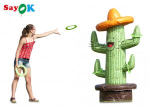 Wholesale Inflatable Outdoor Games PVC Tarpaulin Inflatable Cactus Ring Toss Puncture Proof from china suppliers