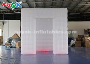 Wholesale Event Booth Displays Unique Inflatable Photo Booth With 17 Colors LED Changing Light from china suppliers