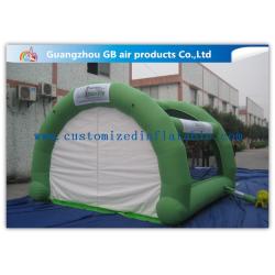 China Green Paintball Enclosures Durable Inflatable Sports Dome Tent for Interactive Sports for sale