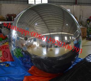 China Reflection Inflatable Mirror Ball For Decoration , Advertising Air Balloons on sale