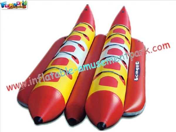 Quality OEM Lightweight Banana PVC tarpaulin swimming pool Inflatable Boat Toys for sale