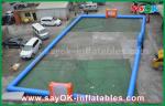Inflatable Football Game Blue 0.4 PVC Portable Inflatable Football Field /