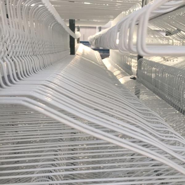 Standard Clothes Wire Hanger Rust Resistance for Wardrobe Solutions and Closet Space Maximization