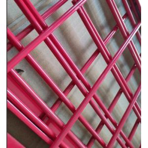 Customizable Garment Hanging Rack With Wire Grid Shelves For Display And Storage