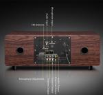 Density Sheet Wood Bookshelf Speaker Enhances Audio Clarity with SNR of ≥80DB
