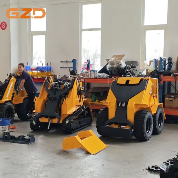 Compact Mini Loader 4x4 Diesel 4WD Electric Loader
