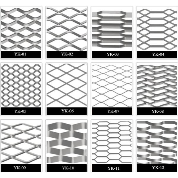Aluminium 0.2m Width Expanding Wire Mesh Small Hole Size Metal Grill
