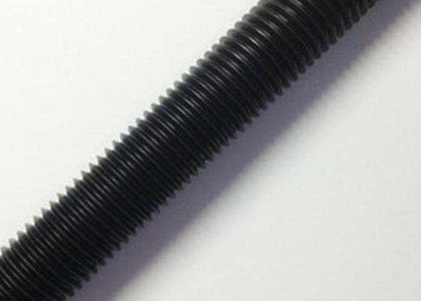 Quality Black Full Threaded Rod High Tensile Threaded Bar DIN Standard For Equipment for sale