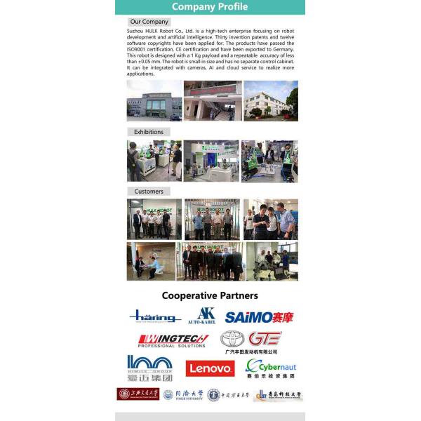 3 Axis 4 Axis 5 Axis 1 KG Industriall Palletizing Robot Arm