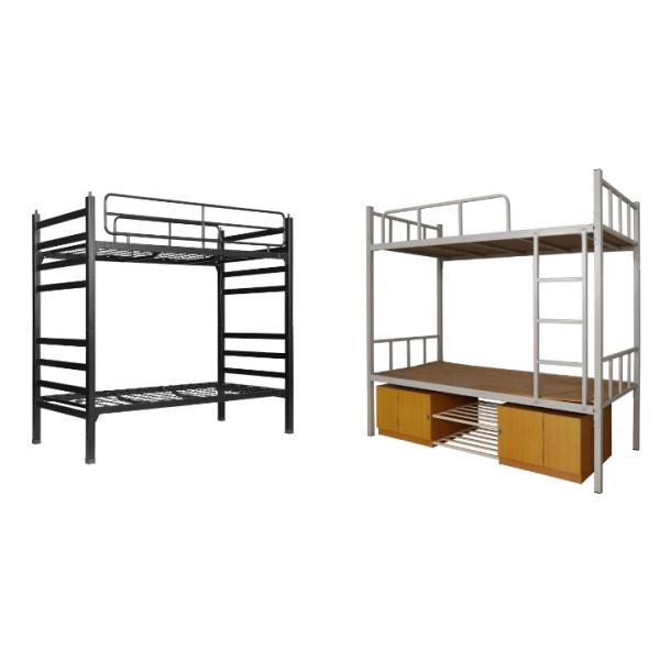 Knock Down 2 Layers Steel Metal Bunk Bed Frame