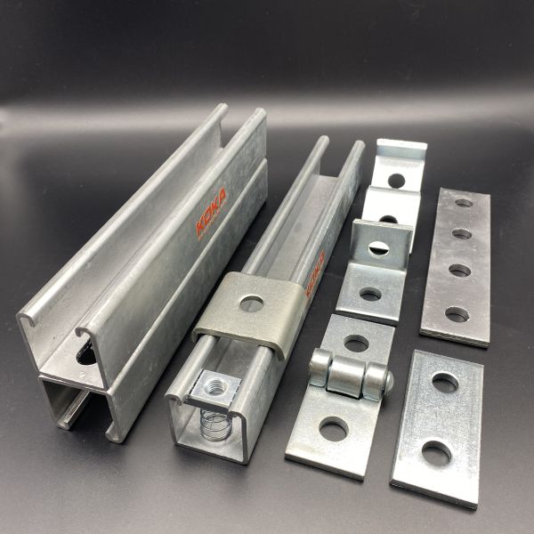 Perforated Electrical Zinc C Shape Strut Channel Rail