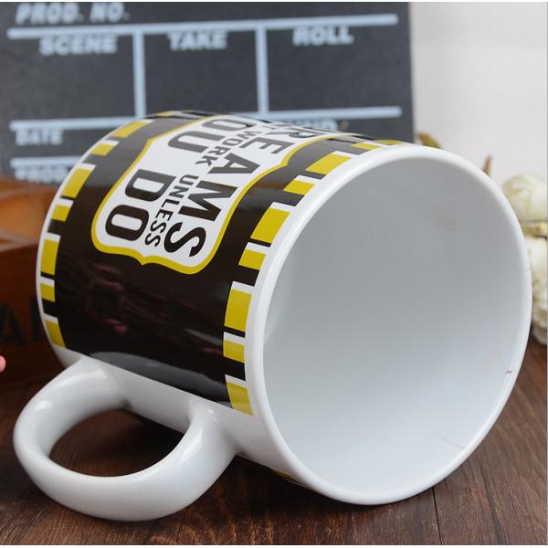 11Oz Super White Custom Logo Printing Eco Friendly Coffee Cups With Color Box