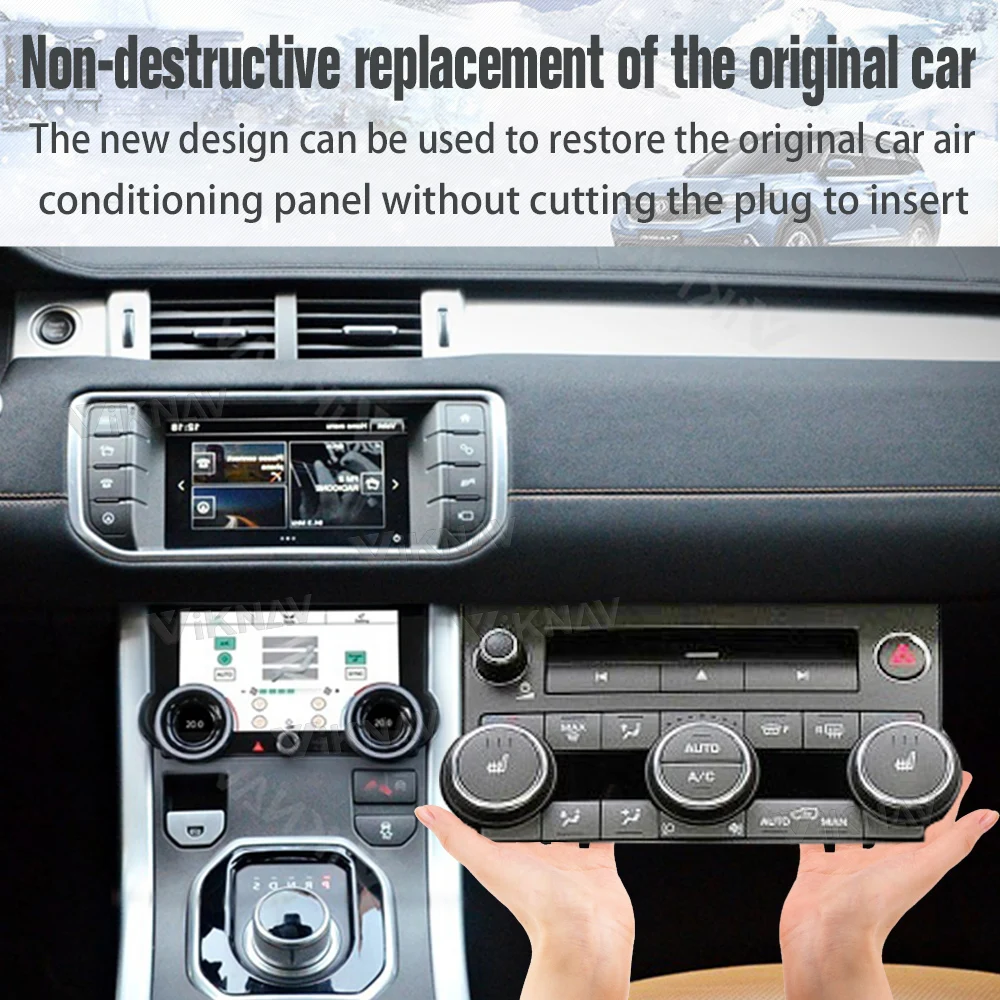 Air Condition Panel For Land Rover Evoque L551 L538 2012-2018 Wide Angle Car Radio display Touch LCD Screen Control