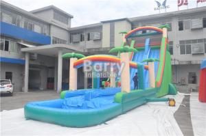 Wholesale Commercial Jungle Tress Blow Up Water Slide 0.55mm PVC Material from china suppliers