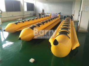 Wholesale Yellow 8 Seats Inflatable Toy Boat Water Game Banana Boat Inflatable Water Toy from china suppliers