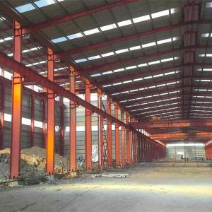 Wholesale High Strength Bolt Metal Workshop Color Steel Sheet Gutter And Optional Crane from china suppliers