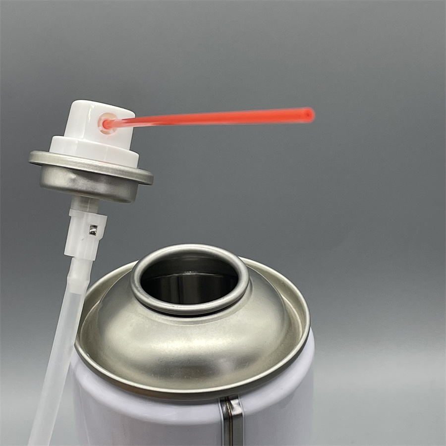 Complete spray valve unit with mounting components