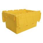 Accetable Tourtop Attached Lid Plastic Container Crate with ISO9001 Certificate