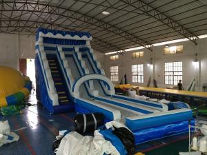 Wholesale PVC Commercial Amusement Inflatable Water Slides With Pool from china suppliers