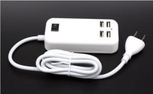 Wholesale USB 4 port charger 15W AC wall travel power adapter for cellphone tablet from china suppliers