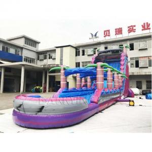 Wholesale Colorful Commercial Cartoon Inflatable Water Slides With Pool Large Water Slide Rentals from china suppliers