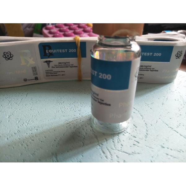 Holographic 10ml Glass Vial labels