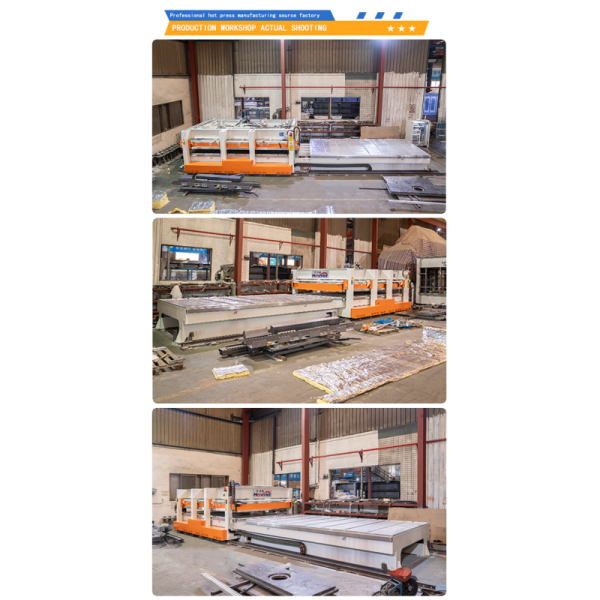 100T Pressure Automatic Gantry Movable Hot Press Machine with Electric Heating for Insulation and Cold Storage Doors