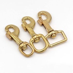 High quality 100% Brass handbag hardware Pattern hook buckle