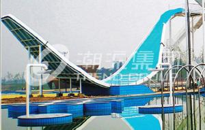 Wholesale Water Amusement Park Equipmment Swing Water Slide for Ourdoor 240 riders / h from china suppliers