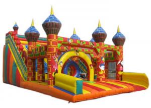 Kids Amusement Park Mickey Mouse Jumping Castle Customized Size For Squares