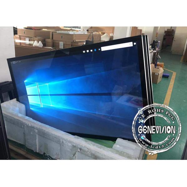 PC Wall Mount LCD Advertising Display 65 Inch Win 10 4G 400cd/2 Brightness