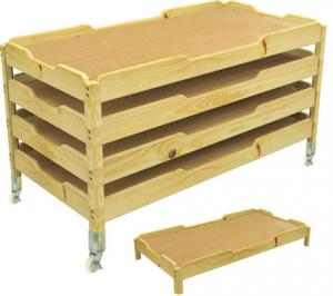 China kindergarten projects, kids wooden bed for primary school, daycare furniture sets on sale