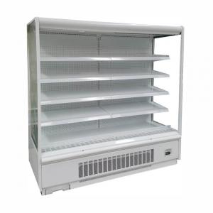 Wholesale 6FT White Color Open Display Fridge for Supermarket with LED Lighting for Each Shelf from china suppliers