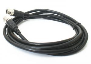 Car Video 6 Pin S Video Cable , Surveillance Camera Cable PVC Insulated