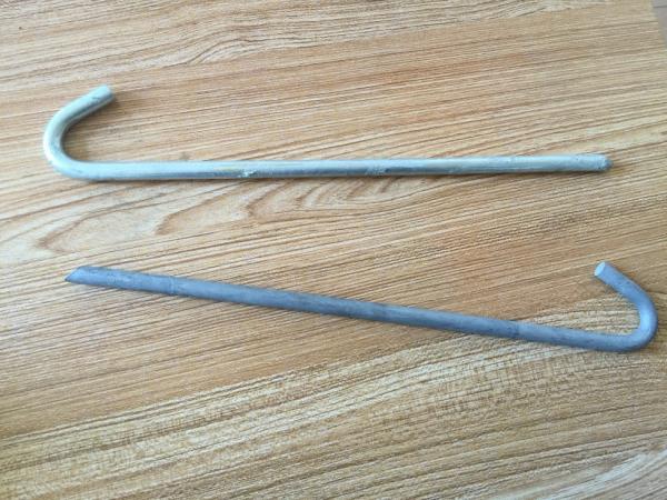 Quality 8 Stakes Size Grounding And Earthing Products / Ground Metal Tent Pegs for sale