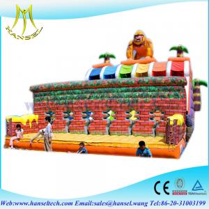 China Hansel Combinated Indoor Inflatable ball pitching machine for amusement park on sale