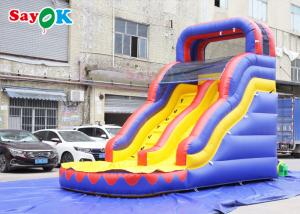 China Simple PVC Inflatable Slide Single Dinosaur Dry Slide Inflatable Bounce House With Slide on sale