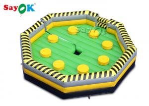 Wholesale Inflatable Backyard Games 6m Crazy Inflatable Meltdown Machine Meltdown Wipeout Game For Amusement from china suppliers