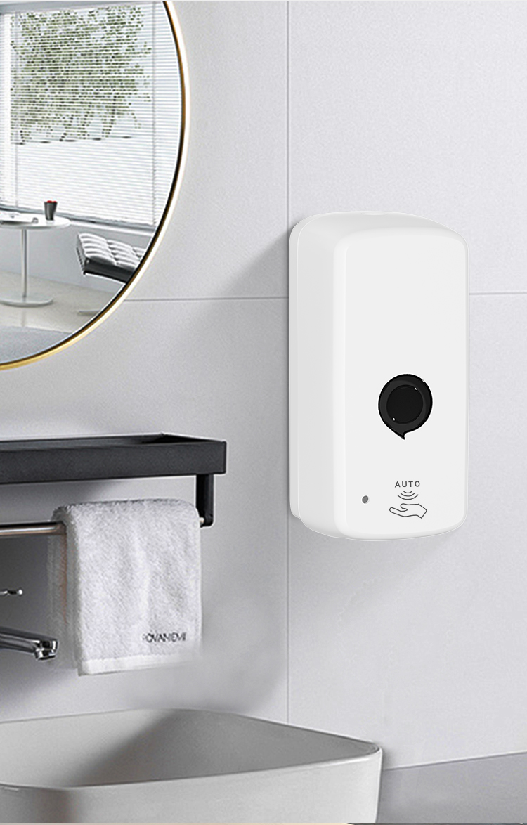 Inductive ABS Hand Sanitizer Dispenser 1000ML Capacity Wall Mounted Soap Dispenser