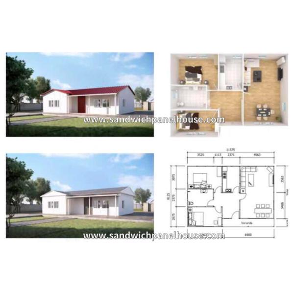 Smart Prefab Portable Emergency Shelter Social T Type House