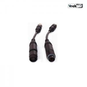 Waterproof Plug 6 Pin  Power Cord For Led Professional Lighting