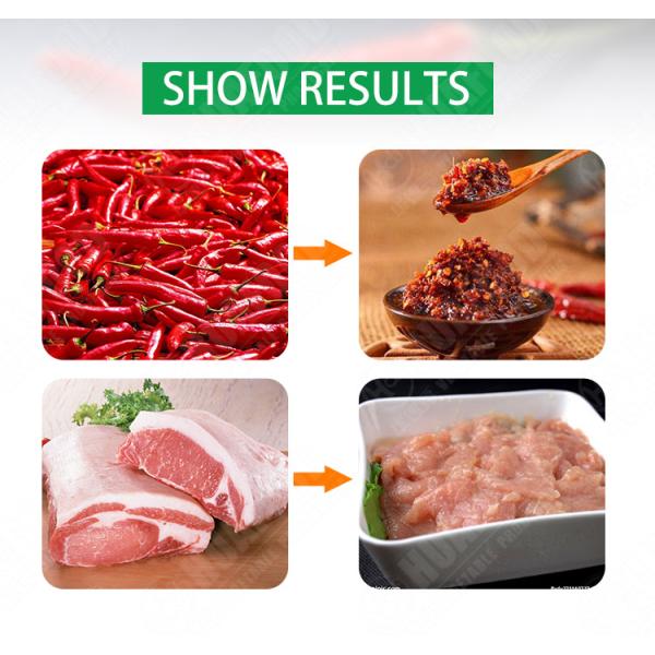 High Efficiency Chilli Grinding Machine For Chicken Bone Butter Peanut Sauce