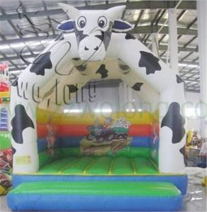 Wholesale lovely Inflatable castles, cow inflatable bouncer from china suppliers