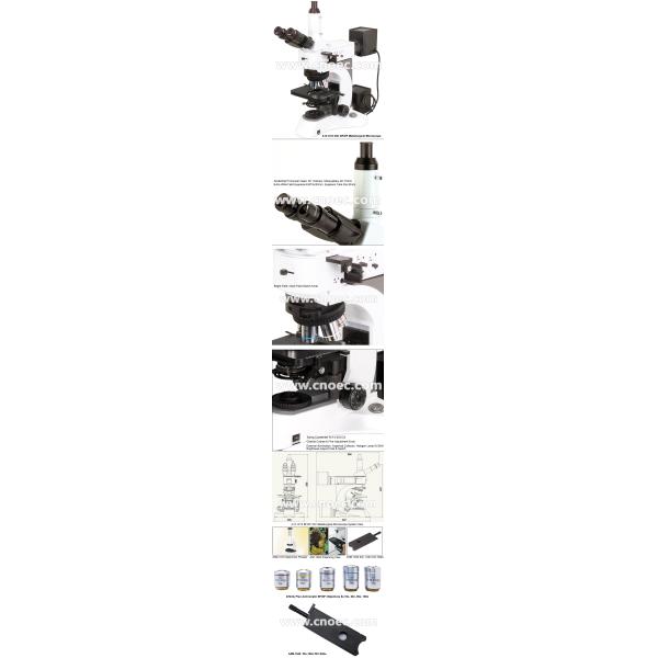 Infinity Trinocular BF / DF DIC Metallurgical Optical Microscope Halogen Light A13.1013
