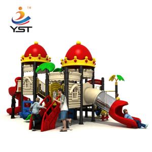 Wholesale Castle Themed Children Plastic Outdoor Swing Sets For Kindergarten from china suppliers